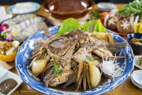 【美味鯛尽くし♪】瀬戸内鯛のかぶと煮と出汁香る鯛のしゃぶしゃぶ鍋★〈２食付き〉